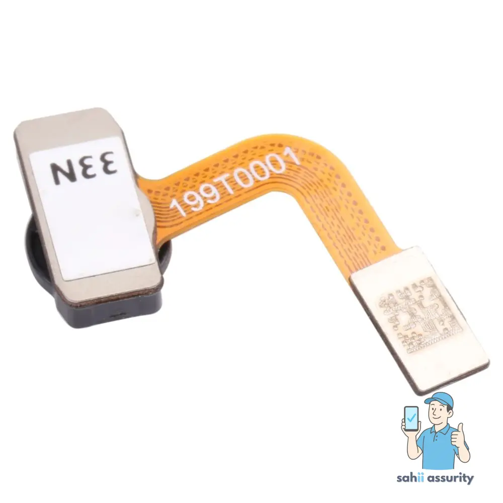 Fingerprint Sensor with Flex Cable for Realme XT Black thumbnail